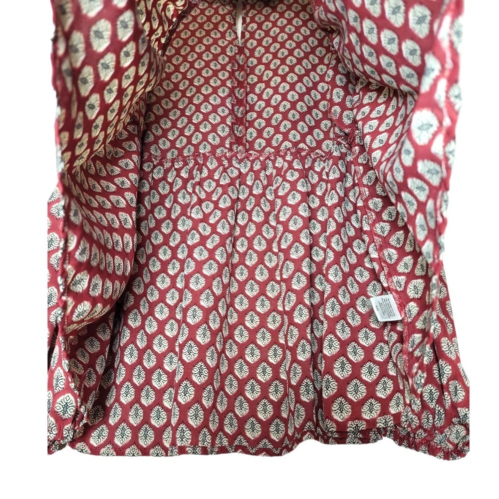 Bobeau Cold Shoulder Geometric Patterned Back Key… - image 6